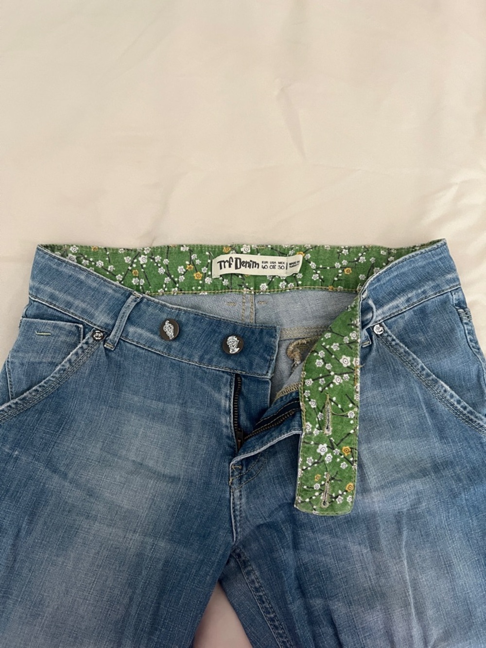 Women's Low Rise Bootcut Blue Jeans